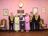 Val Brown, Marjorie Gilpin, Nora Simpson and Elena Murdock  (nee Simpson) Jonathan Russell and Garfield Gracey